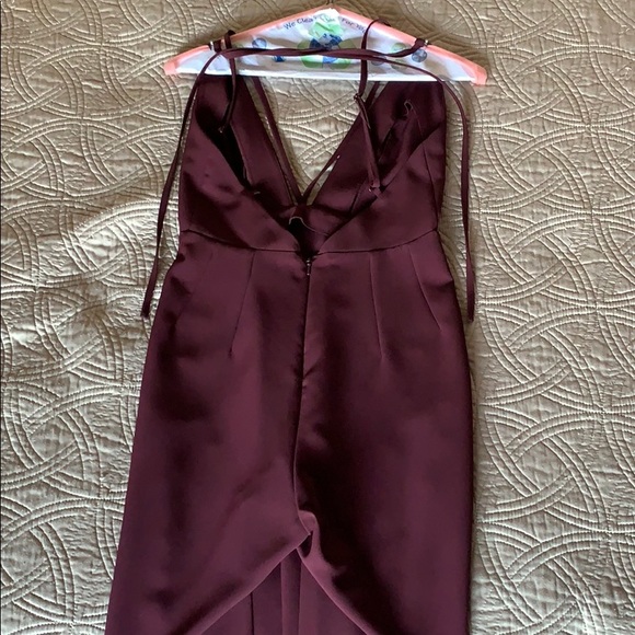 ASOS Pants & Jumpsuits Berry Colored Jumpsuit Poshmark